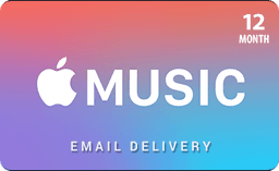 12 Month Subscription - Apple Music Gift Card (Email Delivery)