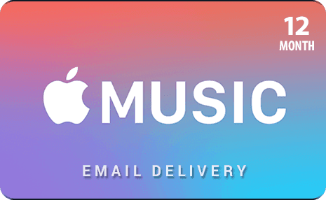 12 Month Subscription - Apple Music Gift Card (Email Delivery)