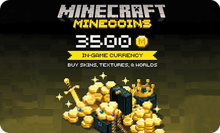 3500 Minecraft Minecoin Card (Email Delivery)